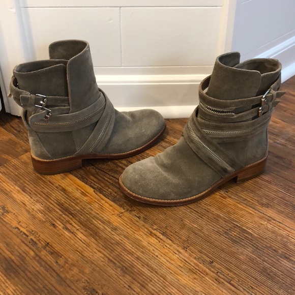 olive green ankle boots